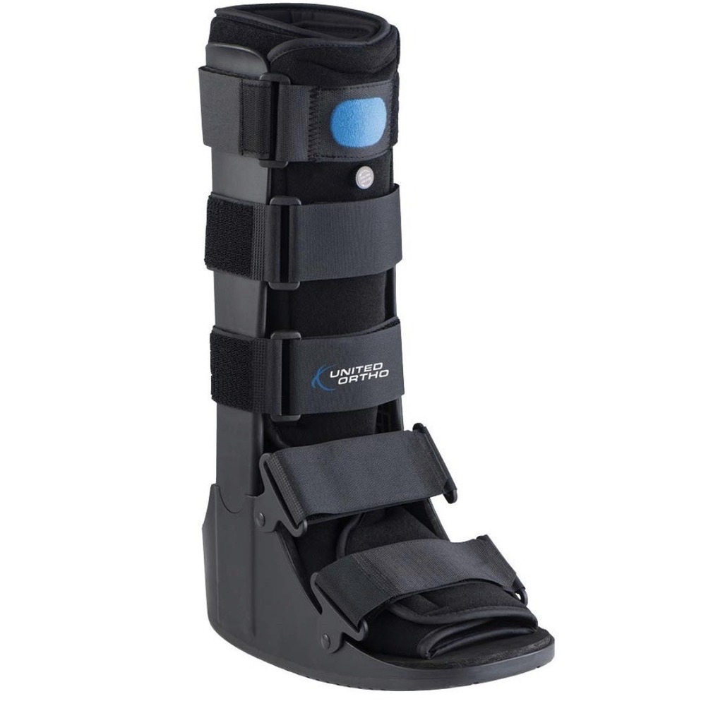 United Ortho Air Cam Walker Fracture Boot, Medium, Black